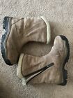 Sorel Waterfall Womens Boots SZ 7.5 Suede tan Snow Winter Boots