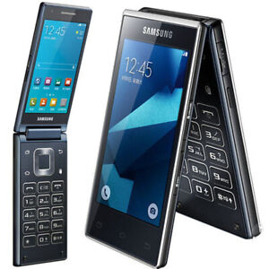 Hot Original Samsung SM-G9198 UNLOCKED 4G LTE Dual SIM 16MP WiFi Flip Smartphone