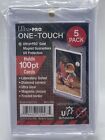 Ultra Pro One-Touch Thick Card 100pt Point Magnetic Card Holder - 5 PACK