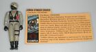 1984 Vintage GI Joe Lot ARAH Cobra Stinger Driver 3.75 Figure File Card Complete