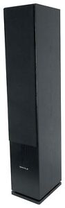 (1) Rockville RockTower 64B Black Home Audio Tower Speaker Passive 4 Ohm