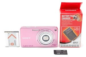 【TOP MINT W/CARD】SONY Cyber-Shot DSC-W350 Pink Digital Camera 4x Zoom From Japan