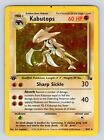 MP Pokémon TCG Kabutops Fossil 9/62 Holo 1ST EDITION Holo Rare