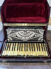 Vintage Old Corsani Deluxe Accordion with Case