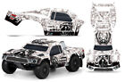 RC Body Graphics Kit Decal Sticker Wrap For Pro-Line Flo-Tek Truck REAPER WHITE
