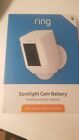 Brand New Ring Spotlight Cam Battery-Powered Security Camera - White