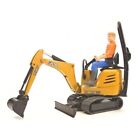 1/16 JCB 8010 CTS Mini Excavator W/ Construction Worker By Bruder 62002