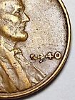 1940 P Lincoln Wheat Cent Error Coin!!! Date Error? Unknown