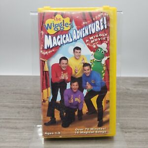 The Wiggles ~ Magical Adventure! ~ VHS Video ~ 16 Songs ~ Clamshell Case