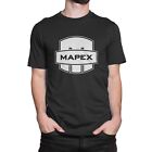 New Shirt Mapex Drums Drumheads Logoo Men's Black T-Shirt