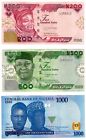 2023 - 2024 Nigeria 200, 500, 1000 Naira Banknote UNC P47, 48, 49  New date