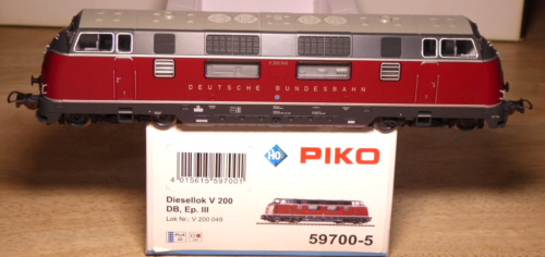 Piko 59700-5 H0 Dc Diesel V 200 049 DB Epoch 3 with Dss + LED, Bw Hh-Altona New