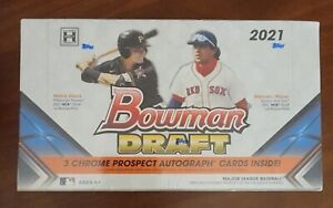 2021 Bowman Draft Baseball Jumbo Hobby Box 384 cards - 3 Autos - Factory Sealed