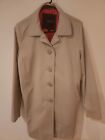 Coach Beige Button Up Lined Trench Coat Women’s Size M