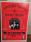 STEVIE RAY VAUGHAN AND DOUBLE TROUBLE ORIGINAL POSTER RARE VINTAGE