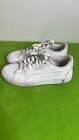 Puma White Leather Lace Sneakers Women’s Size 8.5