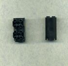 LEGO--6042-- Column -- Support - Octagonal -- 2 x 2 x 3 & 1/3 - Black - 2 Piece