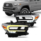 LED Headlights Headlamps W/DRL Sequential Signal Pair For Toyota Tacoma 16-23 (For: 2021 Tacoma)