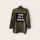 Torrid Lovesick Cardigan Sweater Give Me A Break Open Front Green size 2 2X