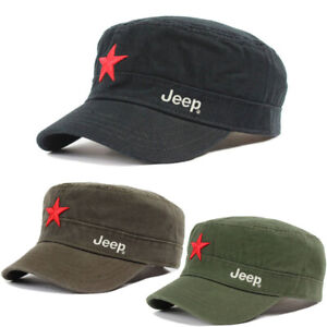 Jeep Baseball Cap Adult Men's Cap Adjustable Cotton Sports Hat Star Sunproof Cap