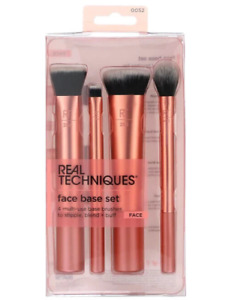 Real Techniques Face Base Makeup Brush Kit - 4pc, REF(10005200)