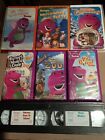 Lot Of 8 Barney VHS 6 Clamshells And 2 No Case