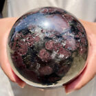 3340g Natural Garnet Sphere Quartz Crystal Mineral Reiki Healing