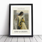 Stitching The Standard By Edmund Leighton Wall Art Print Framed Picture Poster