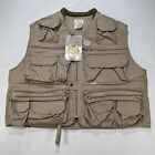 Orvis Men’s Khaki Super Tac-L-Pak Tan Fishing Vest New Size XL