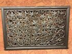 Architectural Salvage Carved Reclaimed Wooden Panel / Pediment Vintage Repurpose
