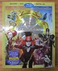 BLU-RAY + DVD DISNEY ALICE THROUGH THE LOOKING GLASS WITH HOLO SLIP COVER