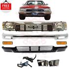 For 1989 1990 1991 Toyota Pickup 4wd Front Bumper Grille Headlamp/Assembly 15pcs (For: 1990 Toyota Pickup)