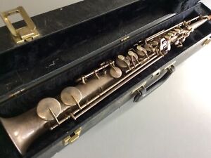 Vintage King Bb Soprano Saxophone