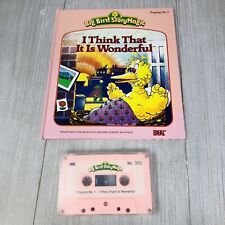 Big Bird Story Magic I Think That It Is Wonderful Cassette and Book 1986 Vintage