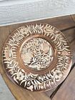 Copper Etched Decorative Plate Wall Hanging or Tabletop 7