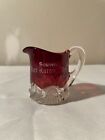 Antique Ruby Red Glassware Michigan Cities -42 different cities available!
