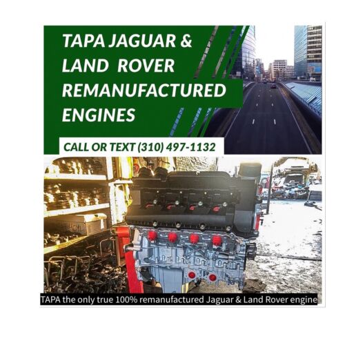 2010-2020 JAGUAR XJ 5.0L V8 GAS  NATURALLY ASPIRATED  ENGINE MOTOR ASSEMBLY  (For: 2016 Jaguar XJ)