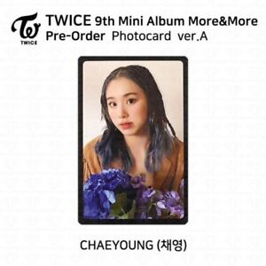 Twice Chaeyoung Official More And More Official Pre Order Photocard Version A