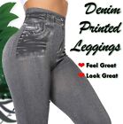 US Women High Waist Jeggings Skinny Denim Leggings Stretchy Jeans Pencil Pants