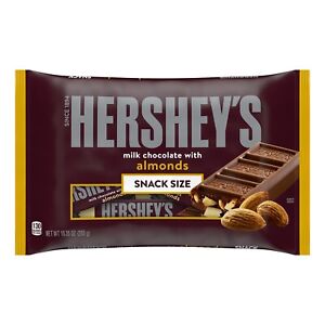 Hershey's Milk Chocolate with Almonds Snack Size Candy Bars 10.35 Oz