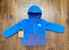 The North Face Toddler Boy Optic Blue Forrest Fleece Full Zip Jacket US 3T NWT