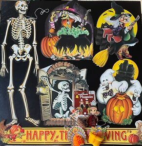 New ListingVintage 1980s BEISTLE CO Halloween & Thanksgiving Holiday Die Cut Decoration Lot