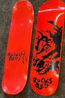 Last 2 - RUCKS RED 8.75” skateboard limited edition red dip wine keys  flip Indy