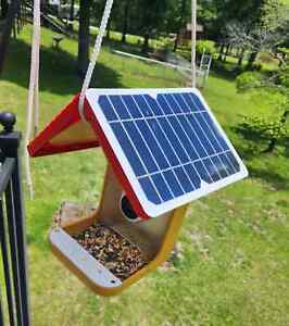 Bird Buddy Compatible Solar Charger RED Roof