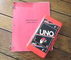 Braille UNO Cards with Grade 2 Braille Instructions & Plastic Case Mattel