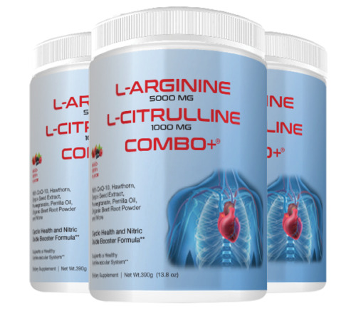 3 Bottles of L Arginine 5000mg L Citrulline 1000mg combo, mixed berry flavor..