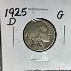 1925-D 5C Buffalo Nickel