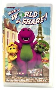 New ListingBarney What A World We Share! (VHS,1998) #2032 READ BELOW SHIPS FAST L@@K