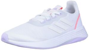 adidas Women's QT Racer Sport Running Shoe  GW4842 White/Purple Tint/Solar Red