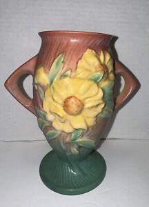Roseville Pottery Peony Vase 61-7